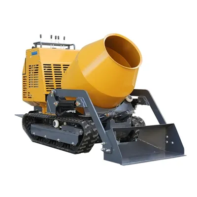 Xinleichuang -Maschinen sind effizient und flexibel! Kleine Crawler -Betonmischer werden erfolgre...